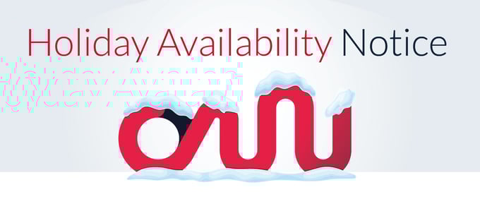 Holiday Availability Notice 2025