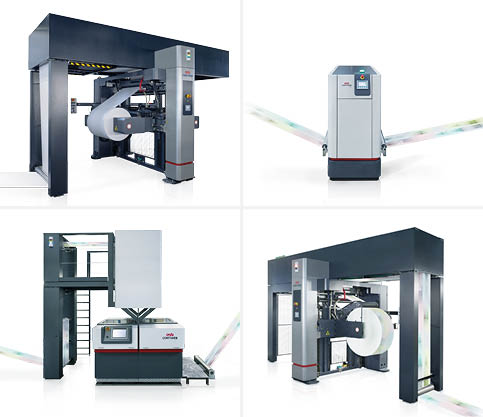 Contiweb auxiliary equipment for web inkjet presses