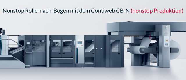 Contiweb - Nonstop Rolle-nach-Bogen mit dem Contiweb CB-N (nonstop Produktion)