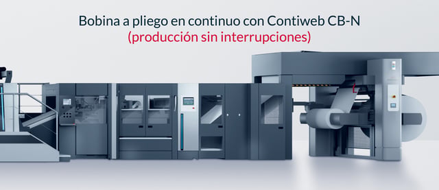 Bobina a pliego en continuo con Contiweb CB-N