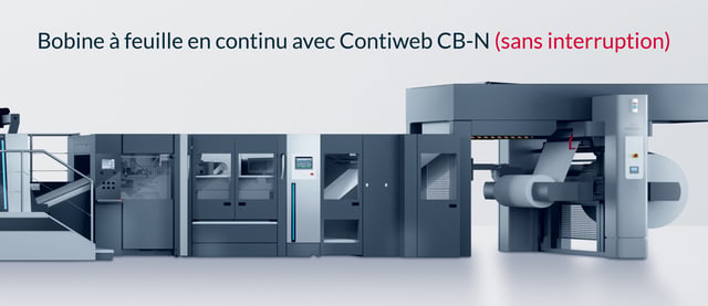 Contiweb - Bobine à feuille en continu avec Contiweb CB-N