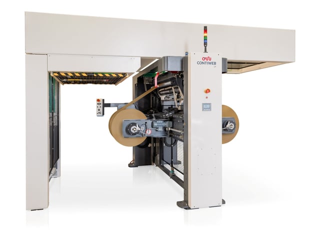 The Contiweb CP-N Non-Stop Unwinder enables seamless, automatic reel changes, helping maximize productivity while improving operator ergonomics.