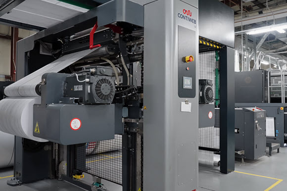 Contiweb CR-N with HP T490 at Abeka Print Shop