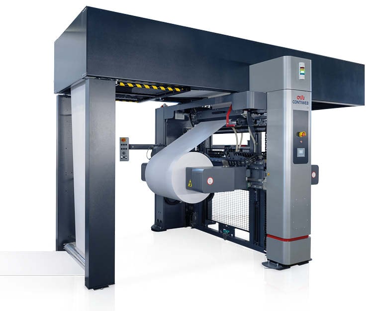 Contiweb CD equipo de desbobinado non-stop para impresión de inyección de tinta en bobina